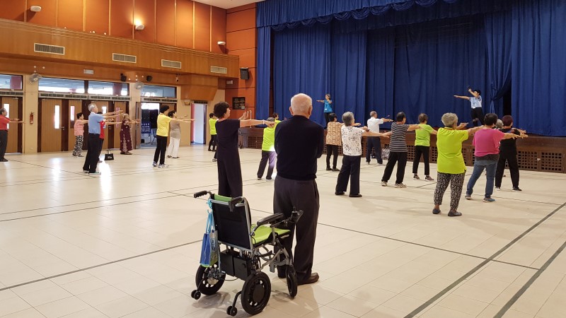AWE Group Exercise For Active Ageing in Singapore