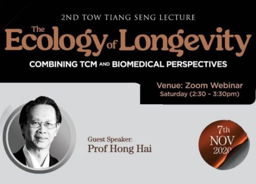 The Ecology of Longevity Tow Tiang Seng Distinguished Lecture